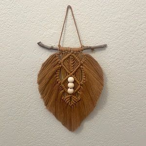 Macrame Leaf Wall Hanging